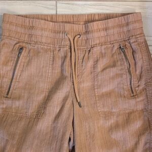 Athleta Cabo Linen Texture Pant Sz 8